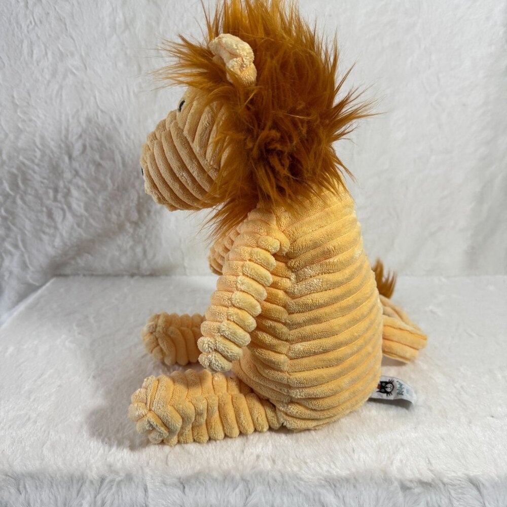 Jellycat Cordy Roy Lion Plush Toy Ribbed Corduroy Stuffed Animal Small 15” - Picture 3 of 6
